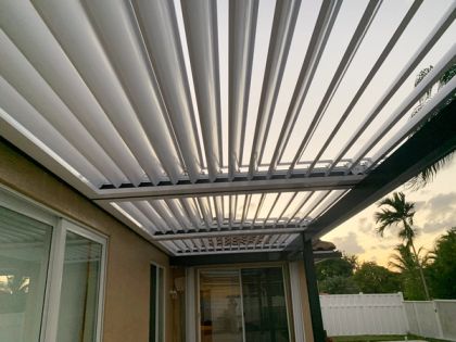 Louvered Roofs project — AB Aluminum & Screens