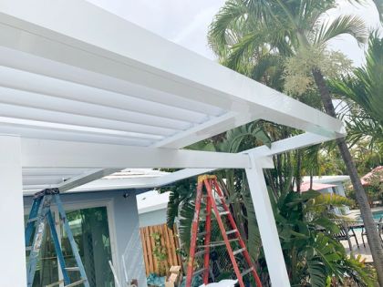 Louvered Roofs project — AB Aluminum & Screens