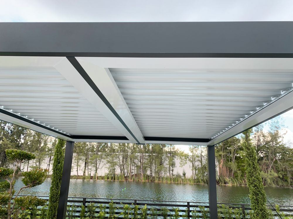 Louvered Roofs project — AB Aluminum & Screens