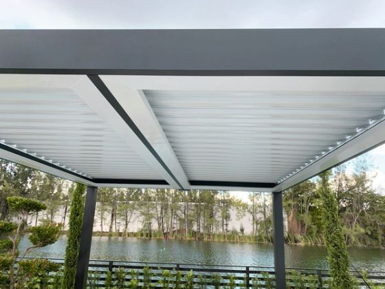 Louvered Roofs project — AB Aluminum & Screens