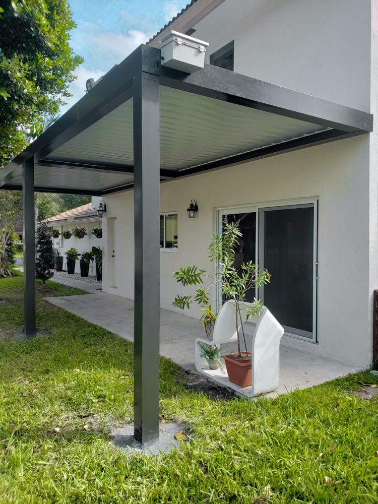 Louvered Roofs project — AB Aluminum & Screens