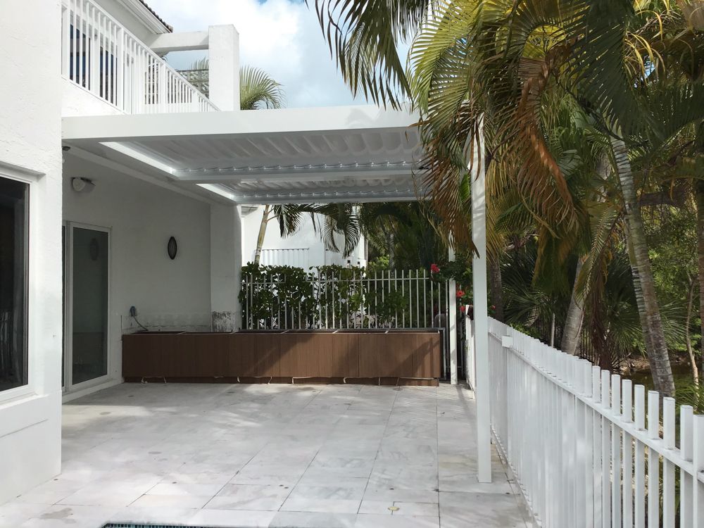 Louvered Roofs project — AB Aluminum & Screens