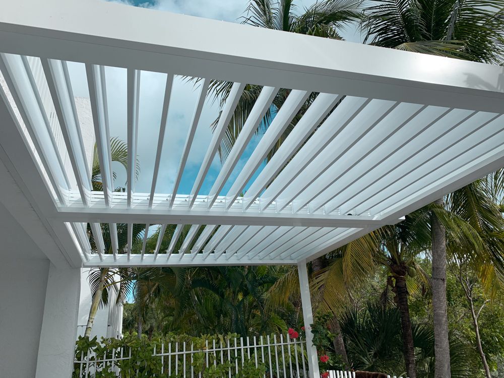 Louvered Roofs project — AB Aluminum & Screens
