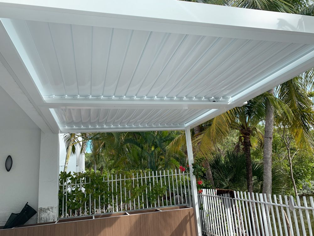 Louvered Roofs project — AB Aluminum & Screens