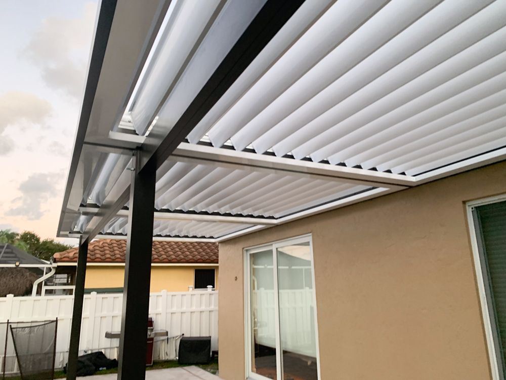 Louvered Roofs project — AB Aluminum & Screens