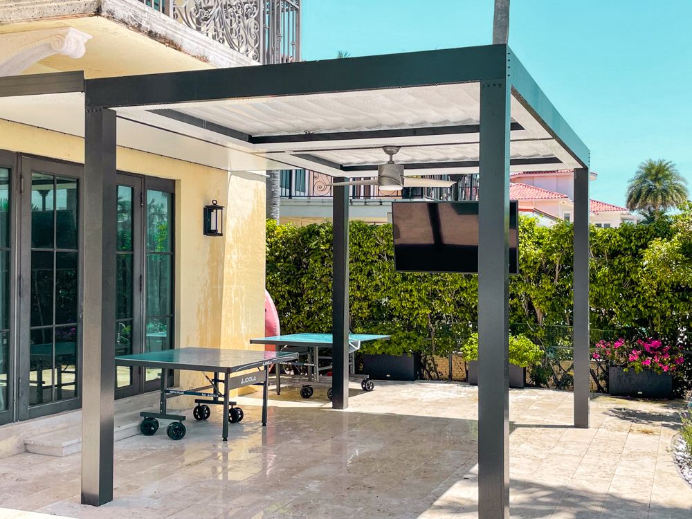 Louvered Roofs project — AB Aluminum & Screens