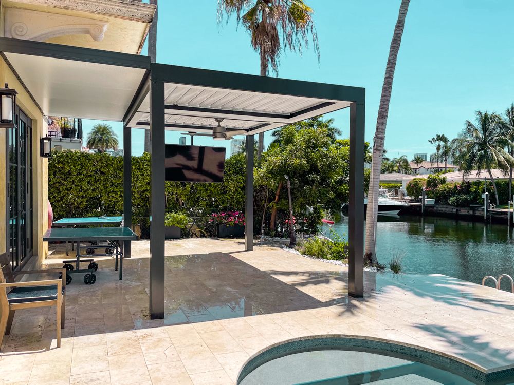 Louvered Roofs project — AB Aluminum & Screens