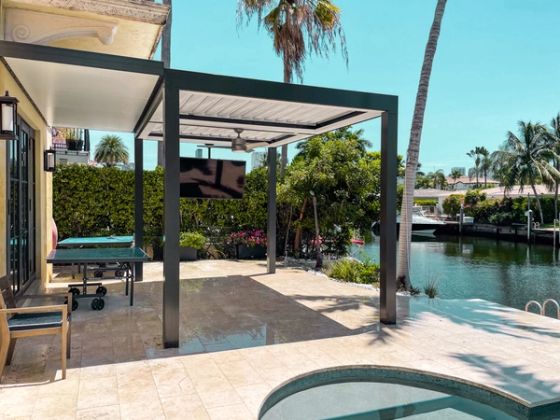 Louvered Roofs project — AB Aluminum & Screens
