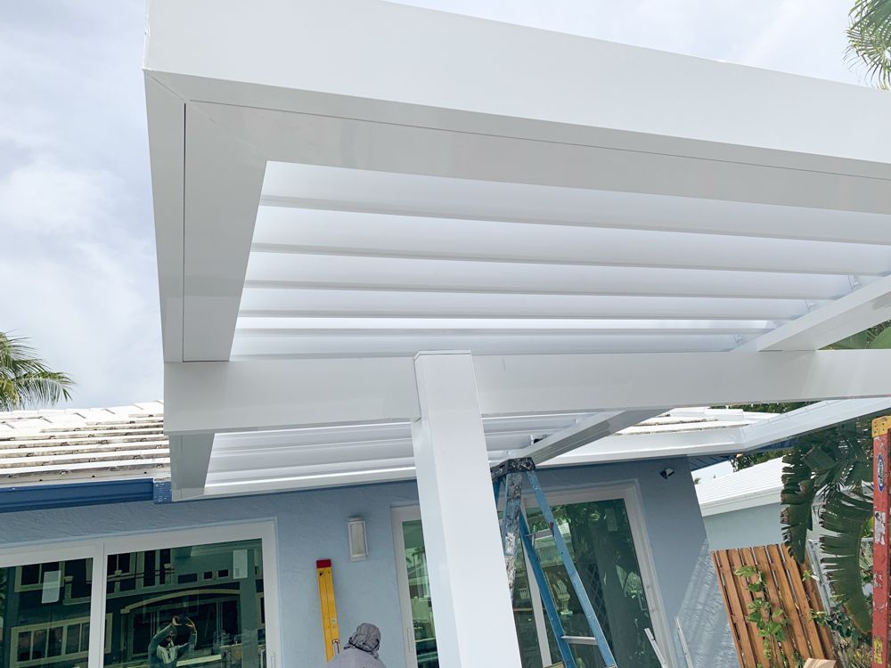 Louvered Roofs project — AB Aluminum & Screens