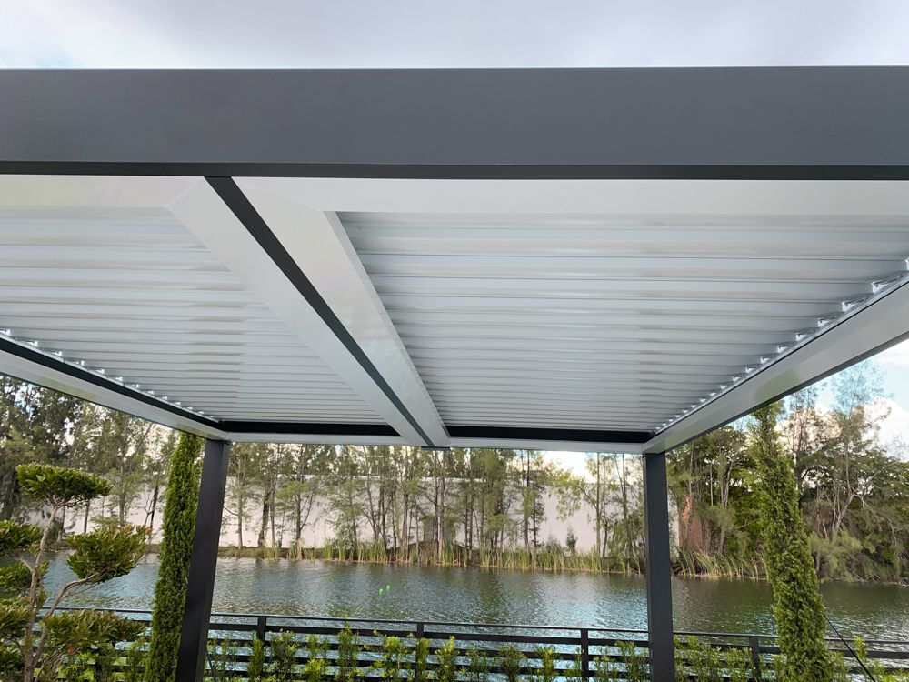 Louvered Roofs project — AB Aluminum & Screens