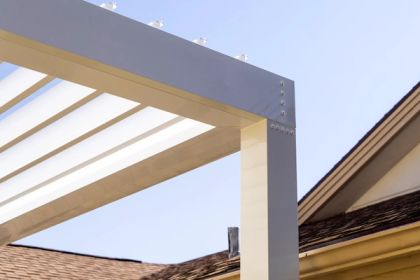 custom motorized pergola miami dade, bespoke pergola miami, custom louvered roof miami dade county