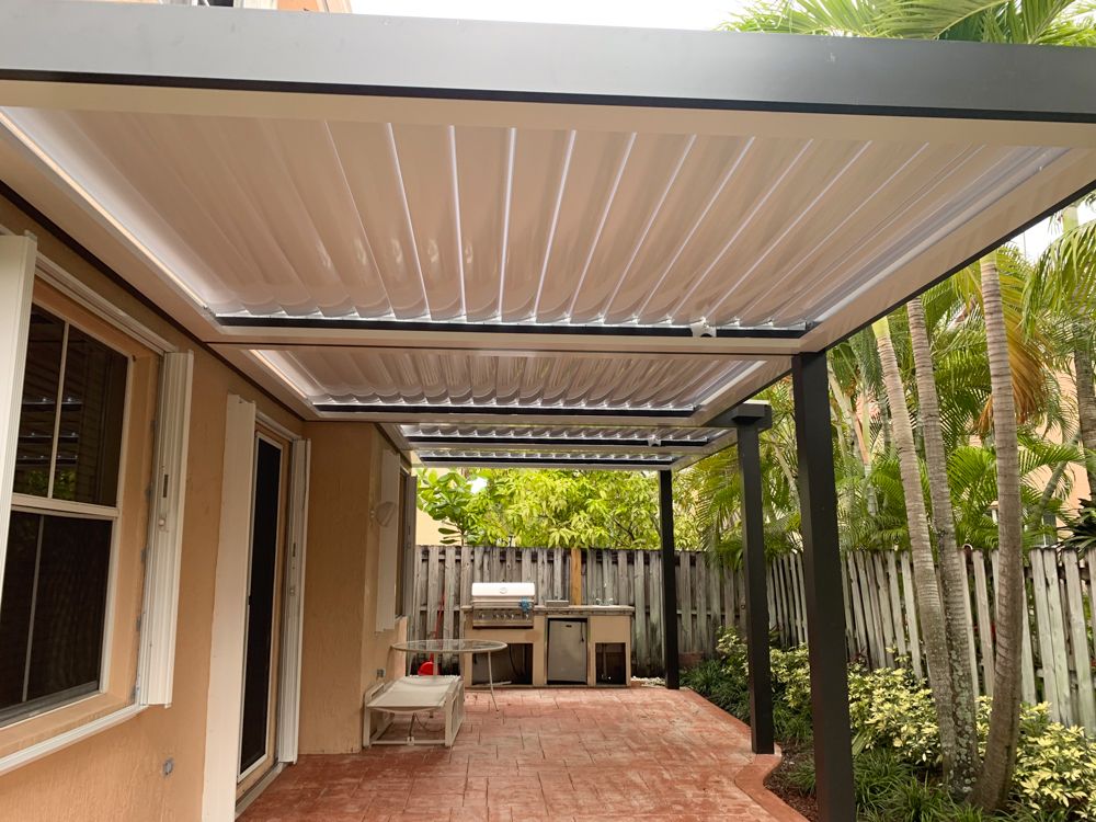 Louvered Roofs project — AB Aluminum & Screens