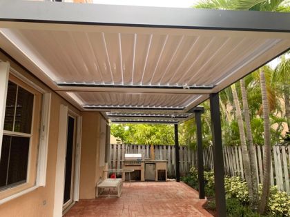 Louvered Roofs project — AB Aluminum & Screens