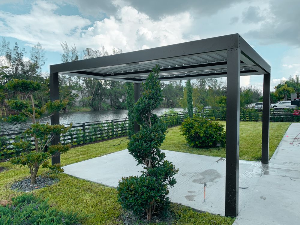 Louvered Roofs project — AB Aluminum & Screens