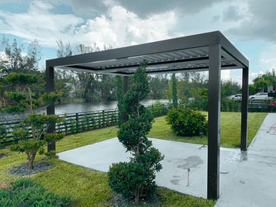 Louvered Roofs project — AB Aluminum & Screens