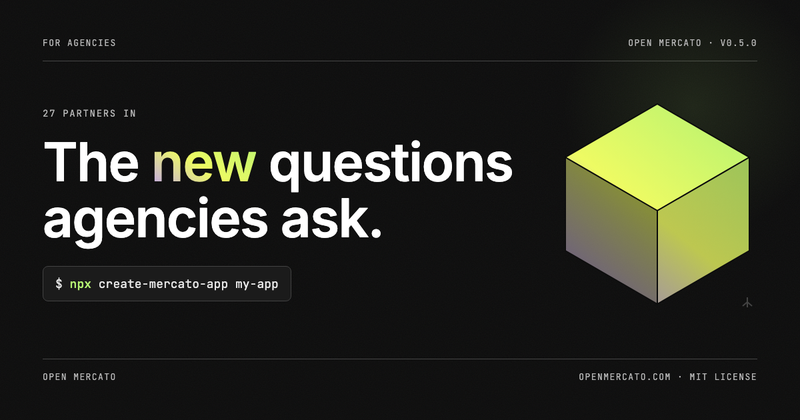 Open Mercato for agencies: new questions after 27 partners