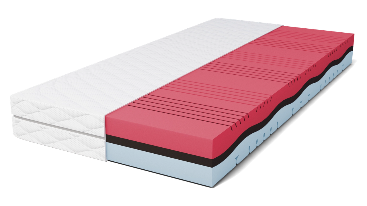 Materac Herdwick z częściowo odkrytym wkładem