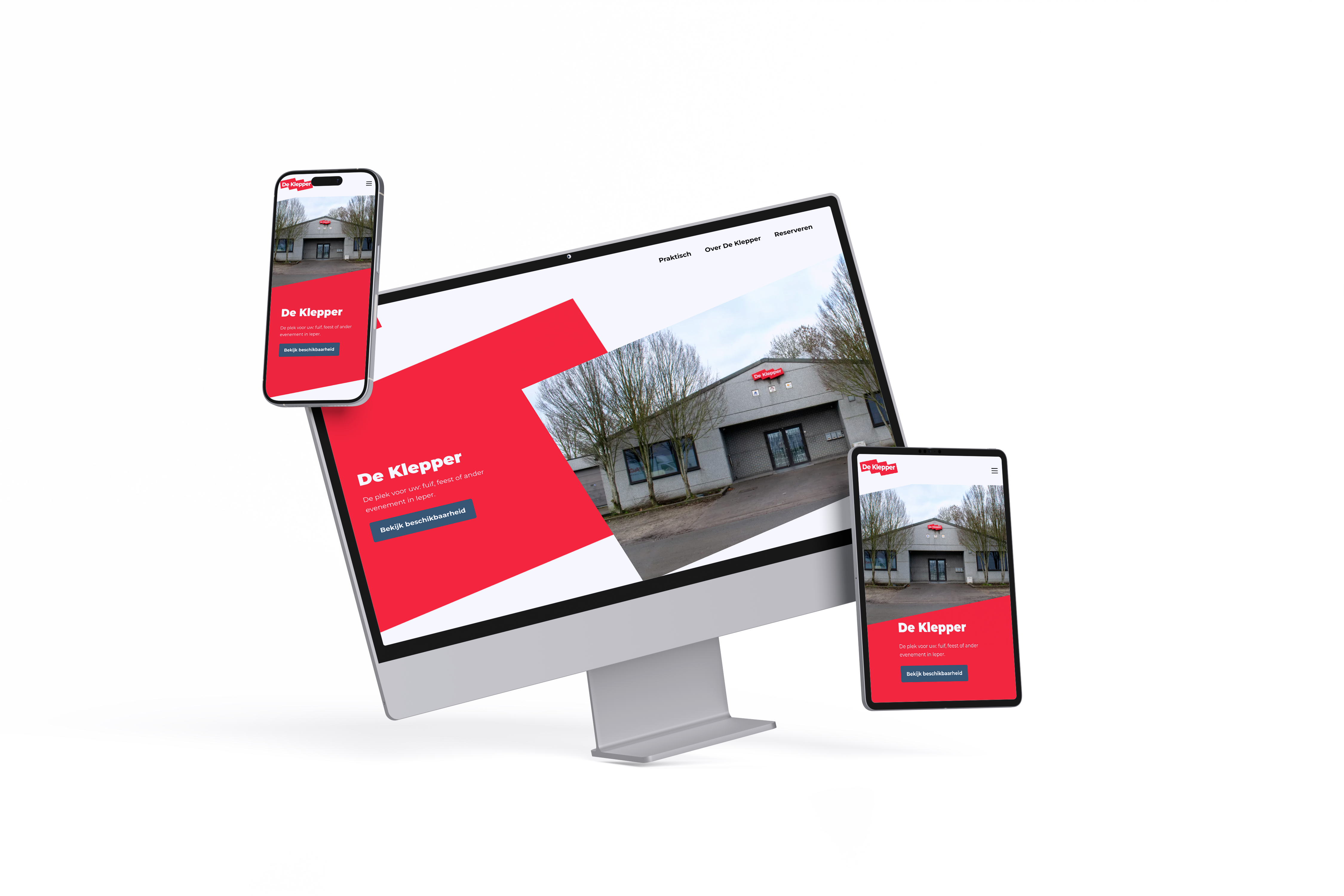 Mockup website en alle andere apparaten.