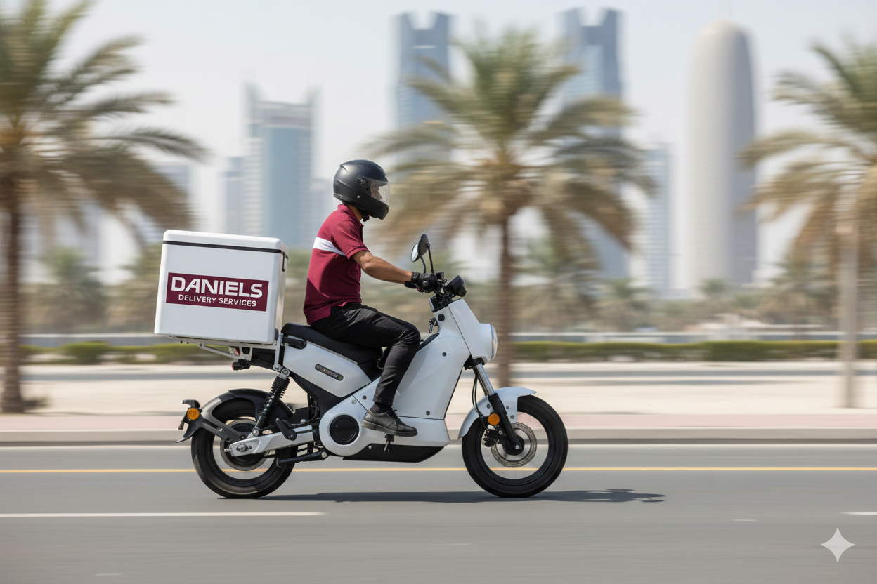 Daniels delivery landing visual