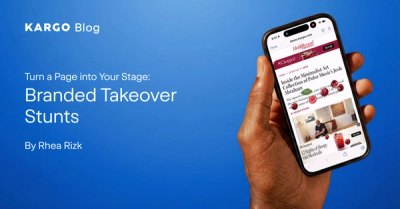 TURN YOUR PAGE INTO YOUR STAGE: Branded Takeover Stunts