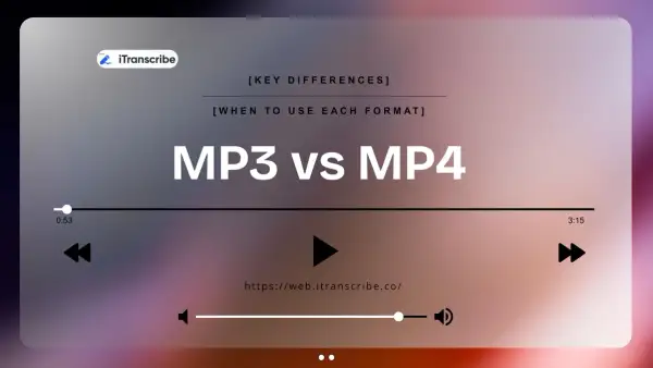 MP3 vs MP4: Key Differences and When to Use Each Format