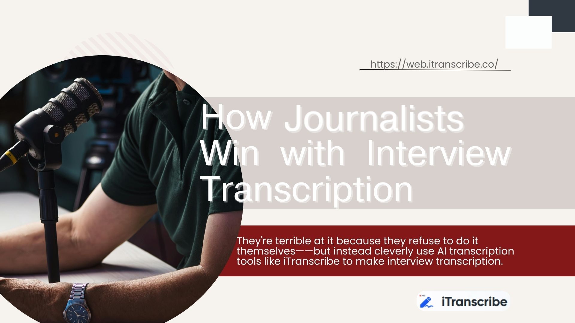 How Journalists Win with Interview Transcription