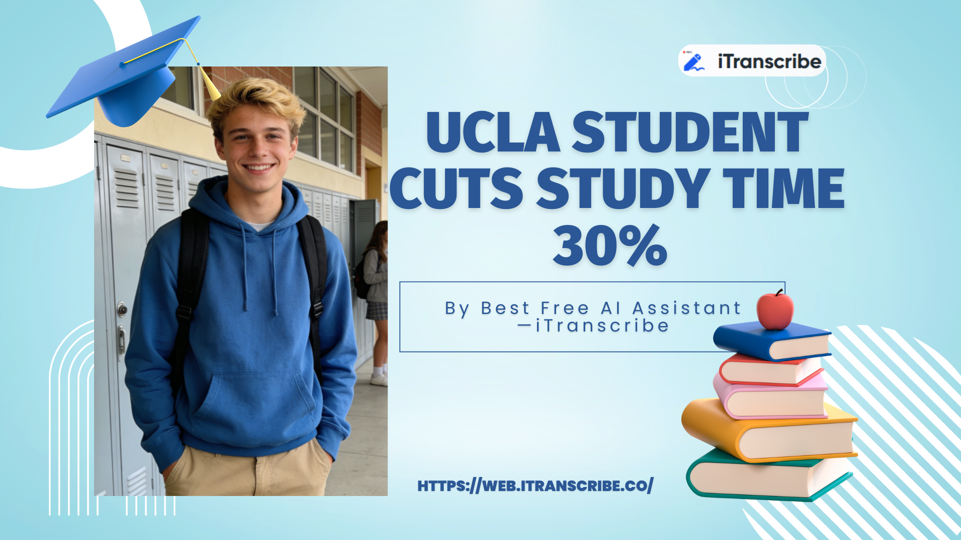 Success Story: UCLA Student Cuts Study Time 30% With iTranscribe