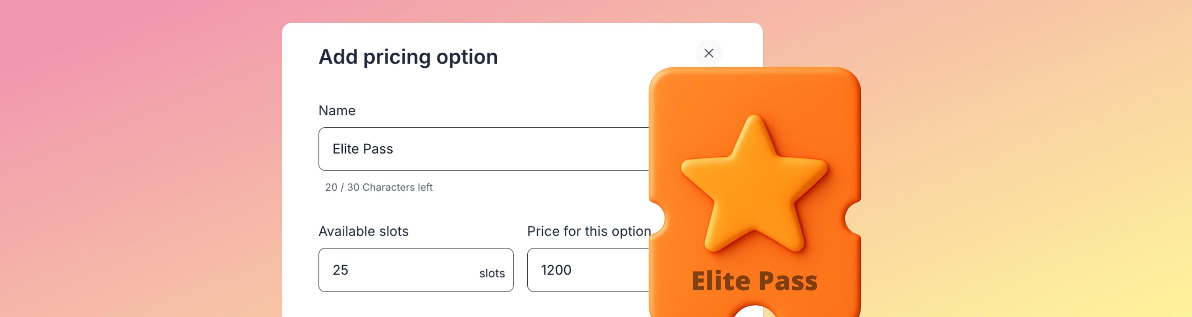 Manage Events With Tiered Pricing in Oskar