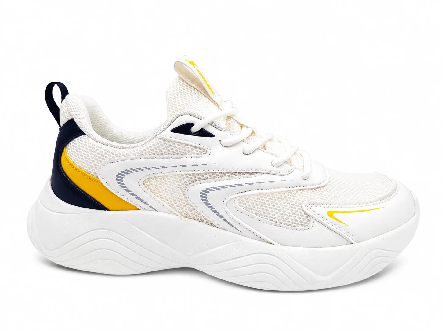 Kangaroo KGRJS002M — أبيض مكسور / أسود / أصفر