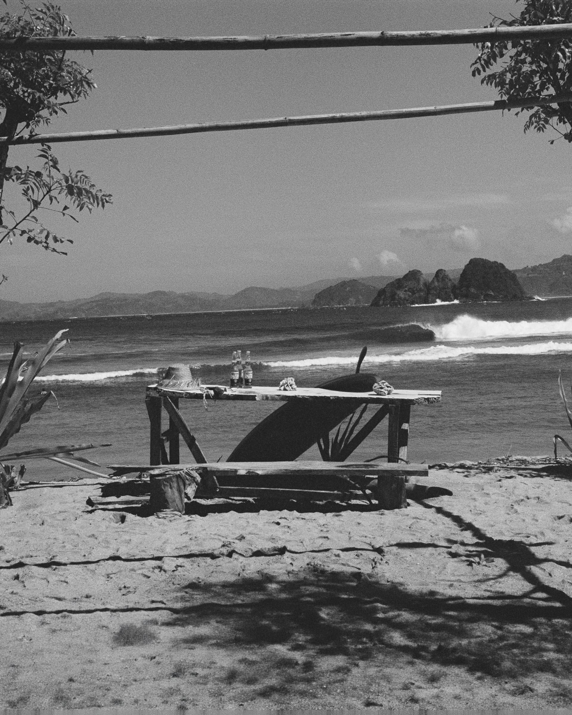 Surf break at Bingin, Bali
