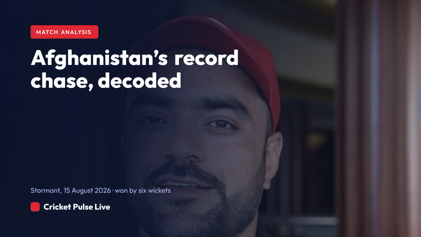 Cricket Pulse Live analysis card: Afghanistan’s record chase of 302 for 4 against Ireland at Stormont