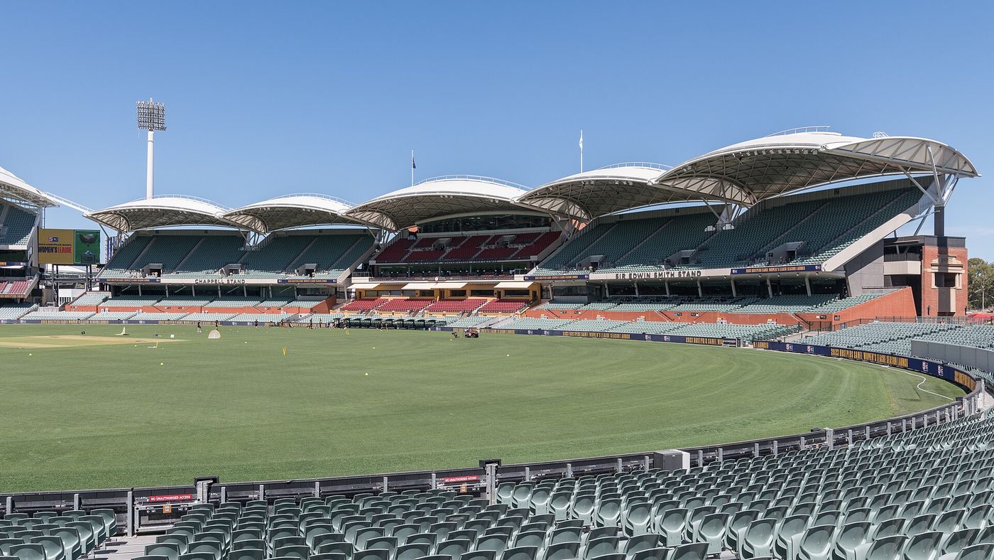 The eastern stands at Adelaide Oval