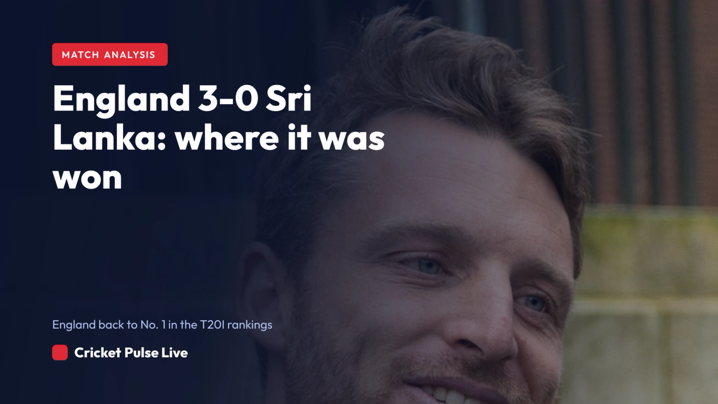 Hero graphic: England beat Sri Lanka 3-0 in the T20I series and returned to No. 1 in the ICC rankings