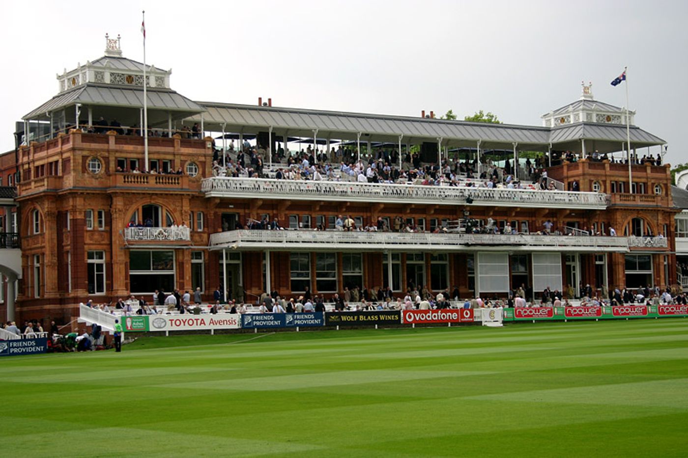 The pavilion at Lord's Cricket Ground in London