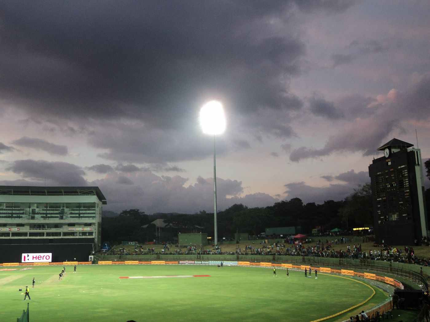 Pallekele International Cricket Stadium in Kandy, Sri Lanka