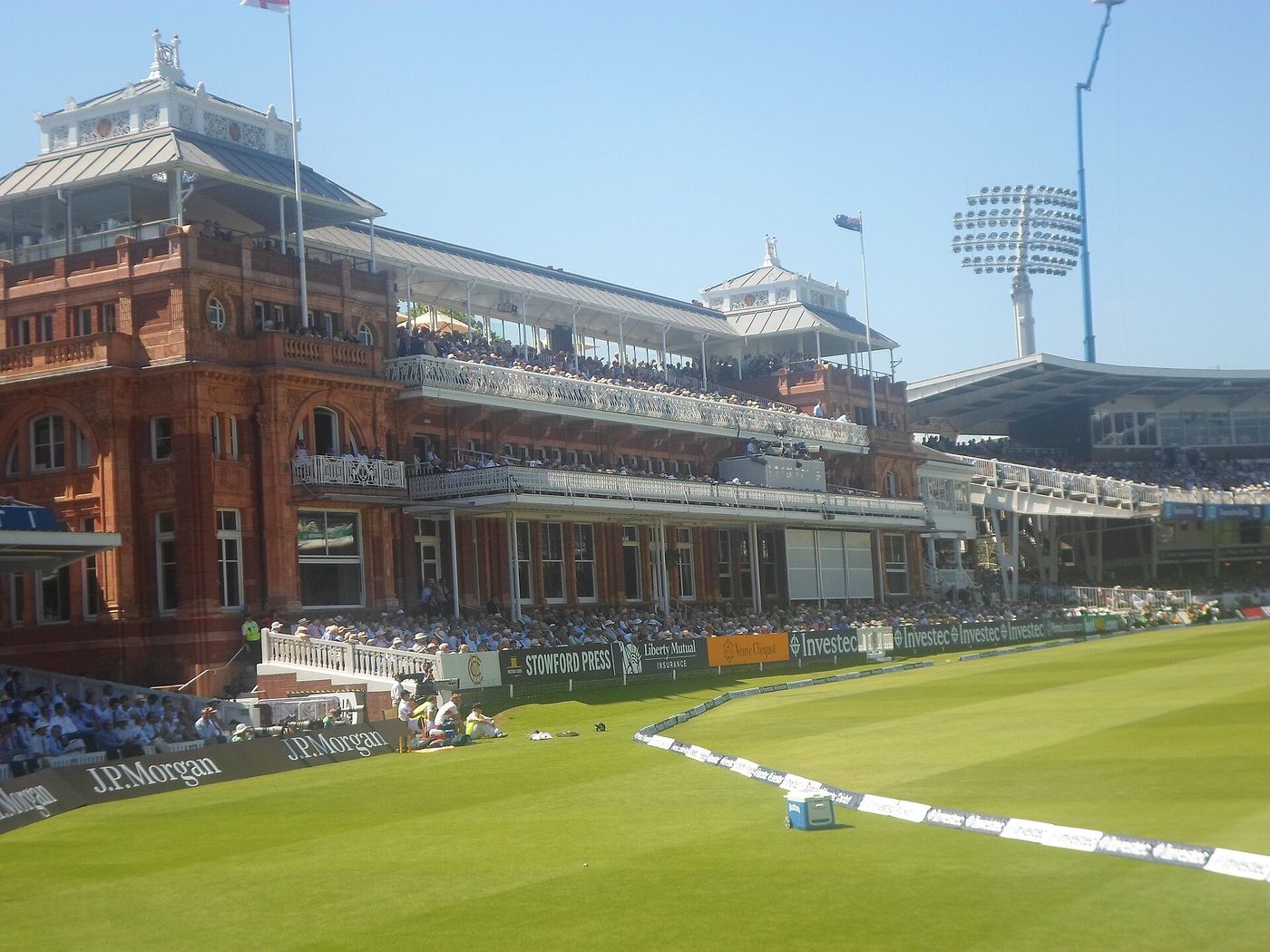 The pavilion at Lord's Cricket Ground in London