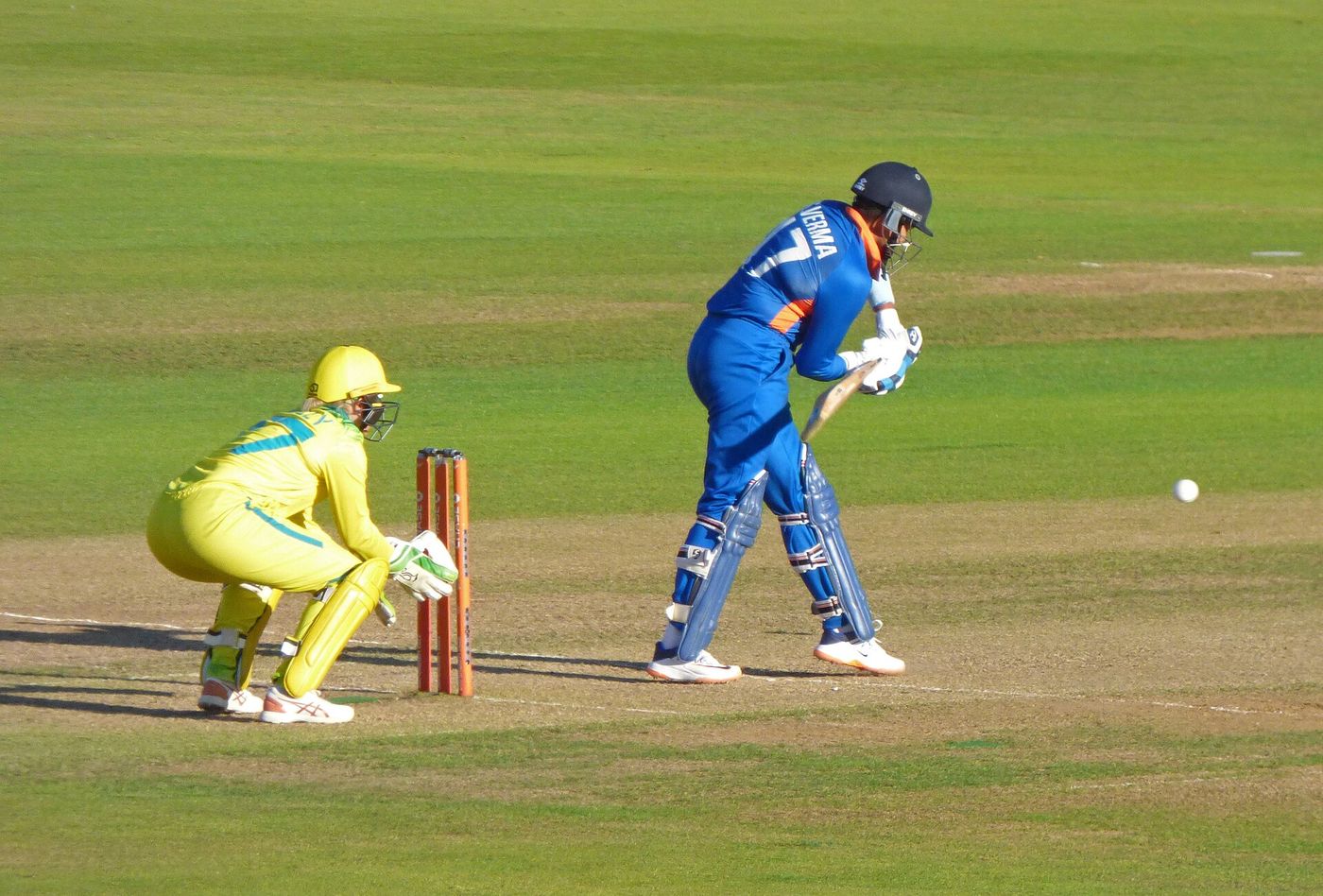 Shafali Verma batting for India