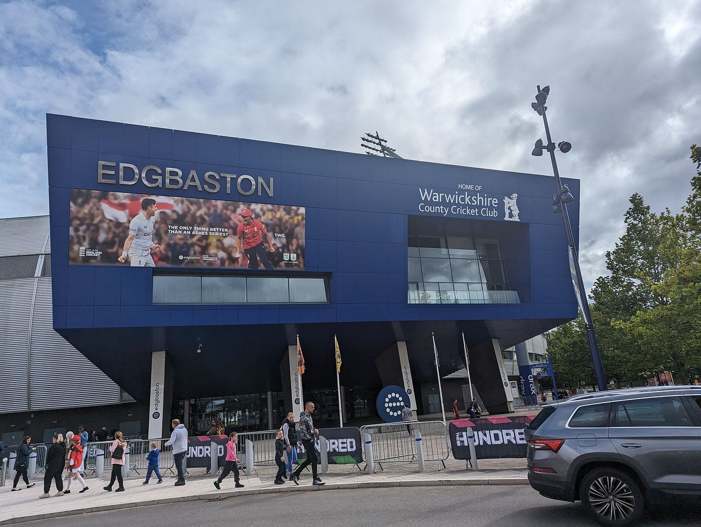 General view of Edgbaston cricket ground in Birmingham