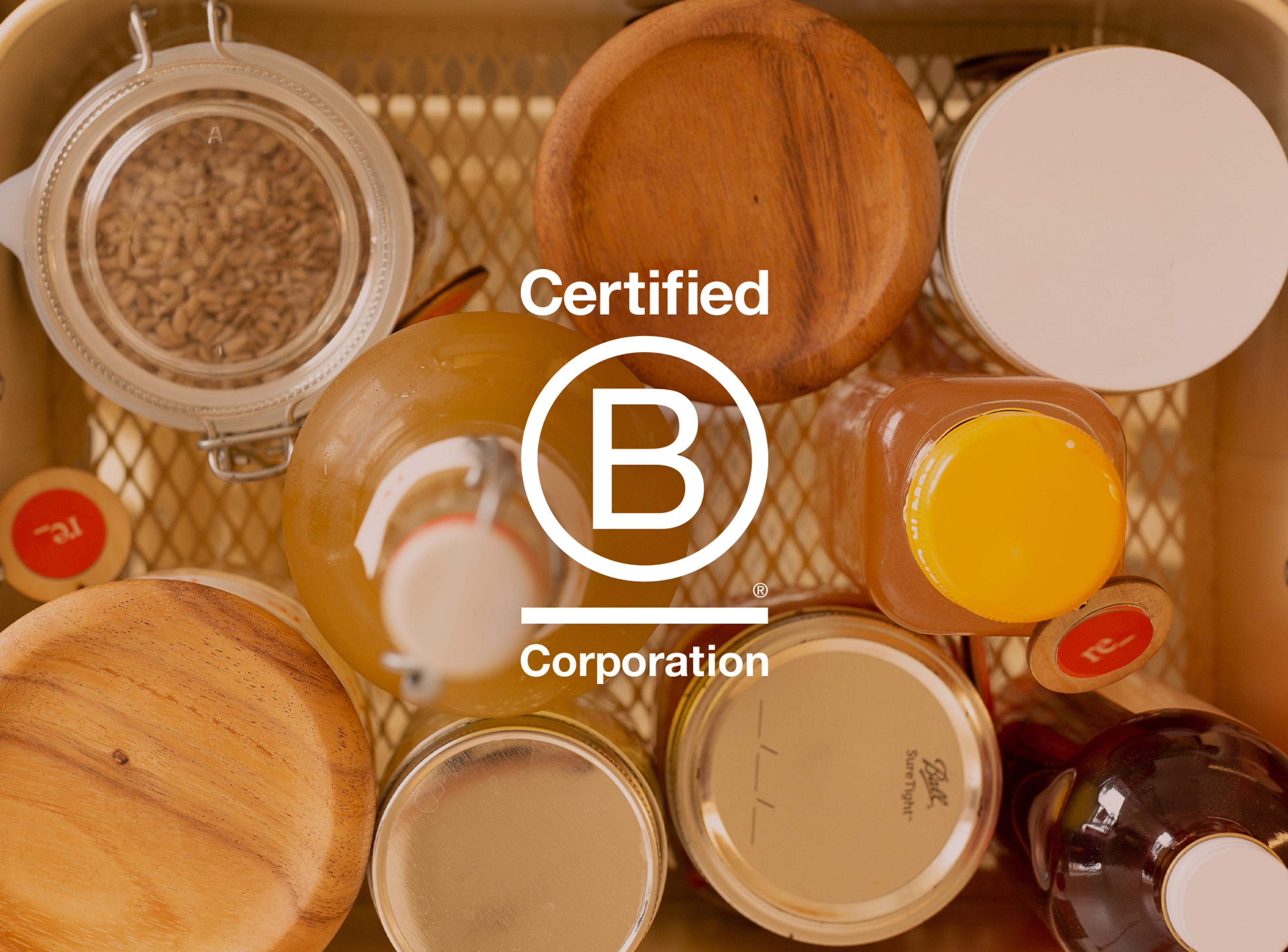 b corporation image with logo