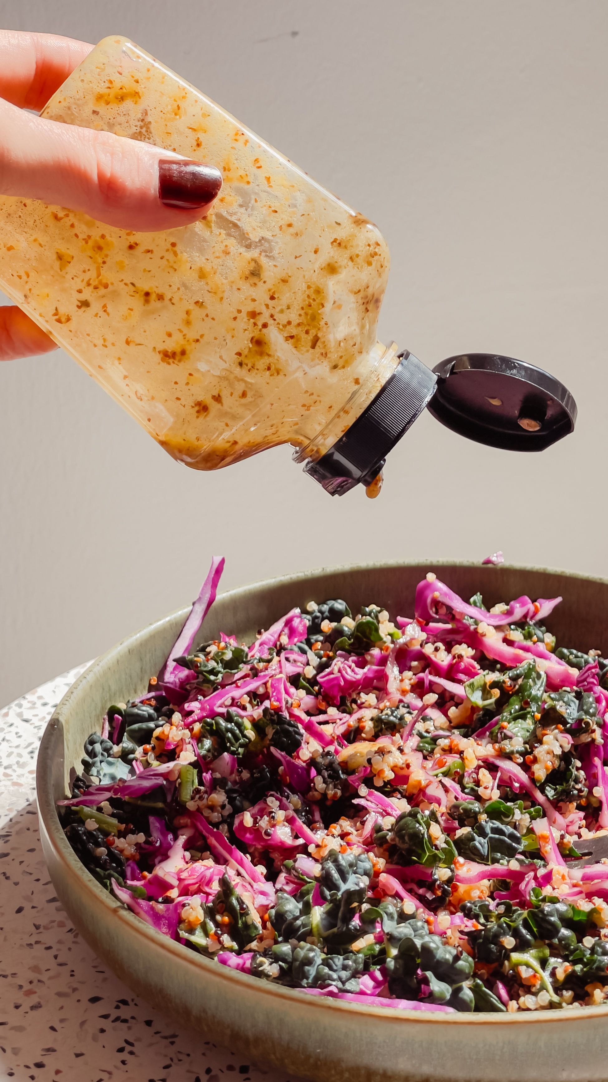 Big plans for that last little bit of mustard 🥗 How do you use your almost empties?