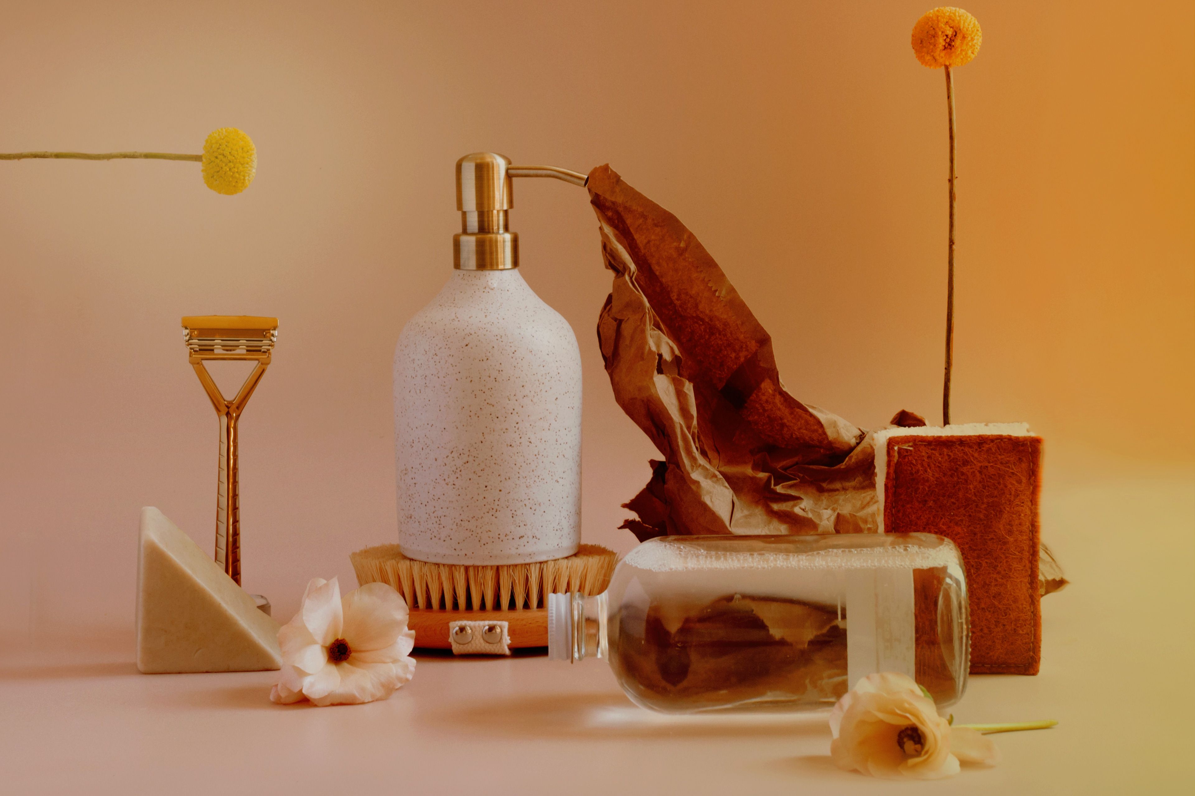 Home goods arranged neatly on a shelf