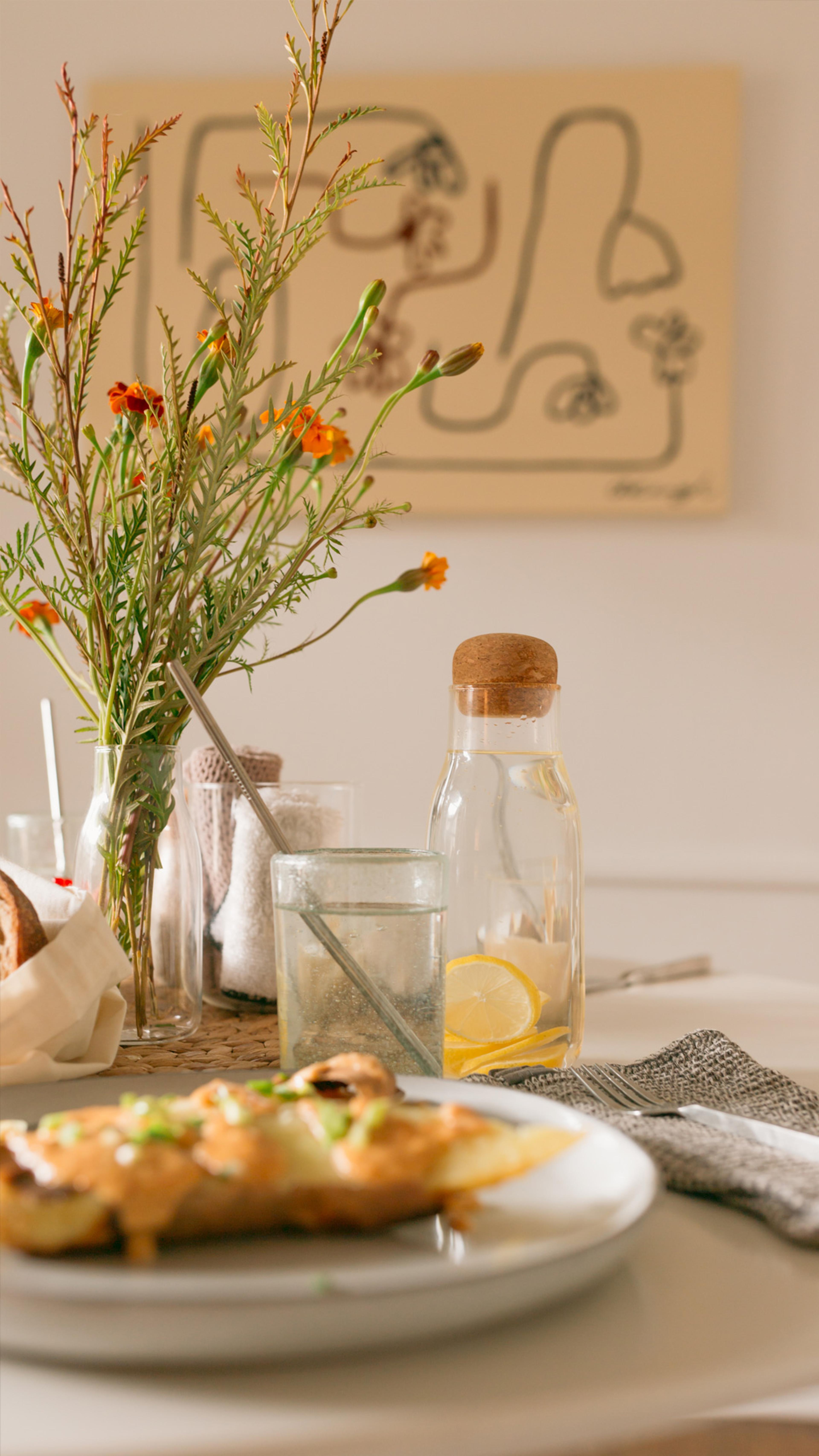 simple living in a minimalist space