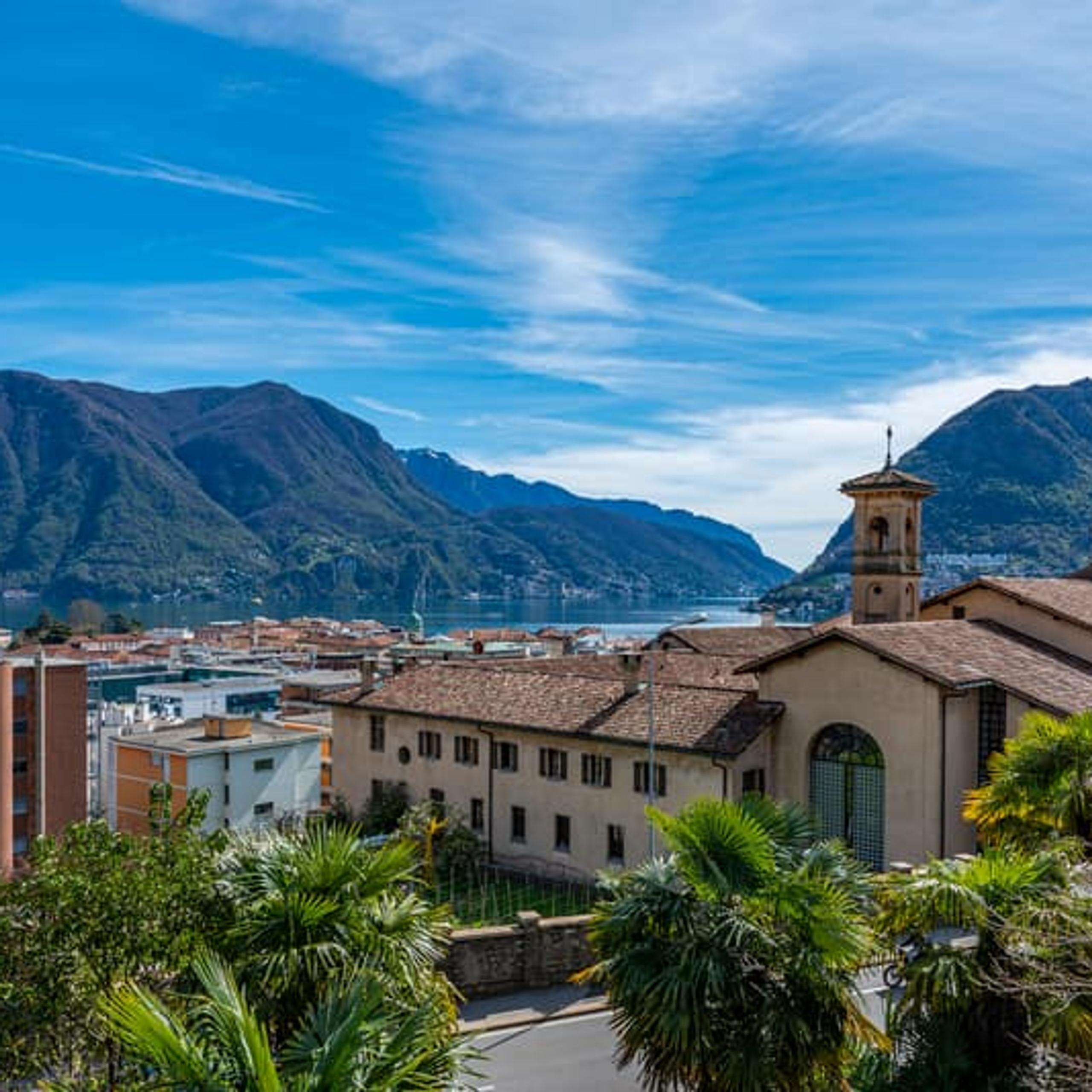 vista sul lago di Lugano