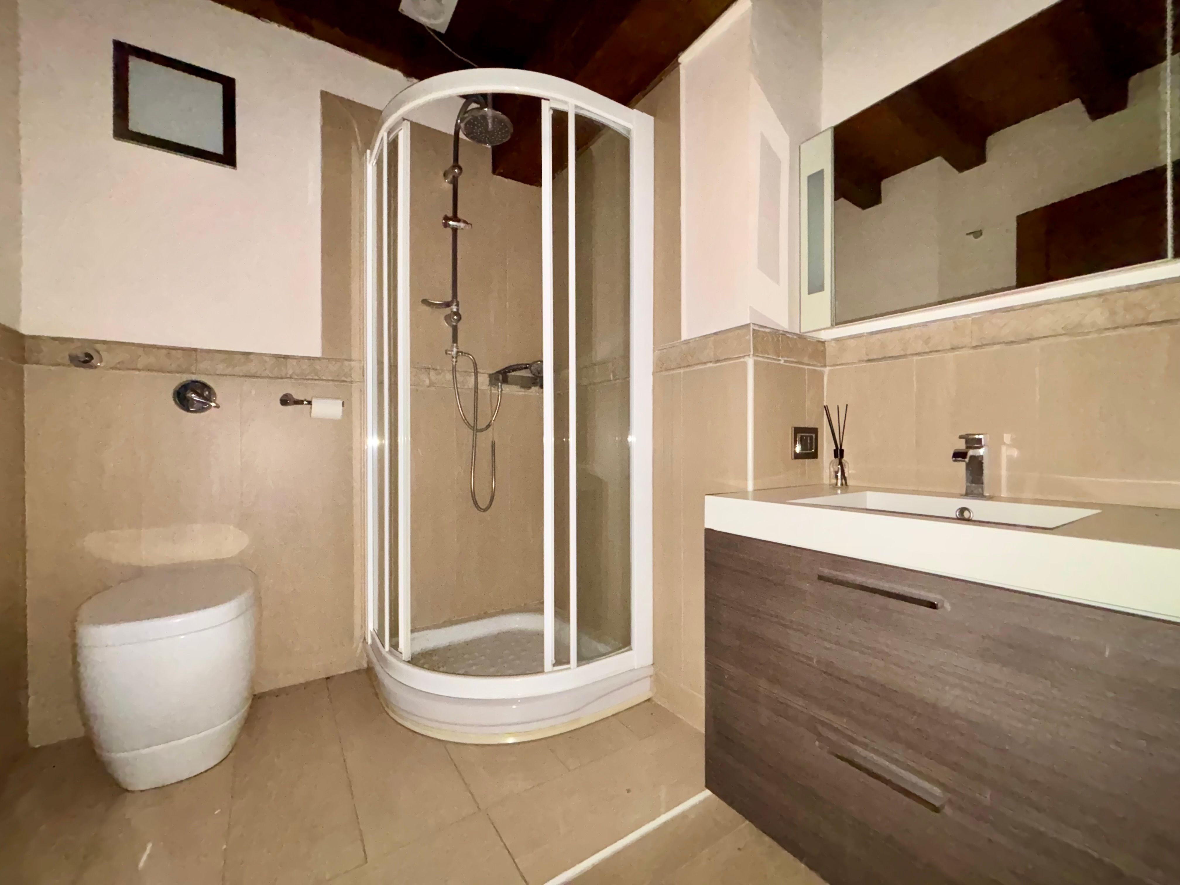 bagno, lavandino, doccia