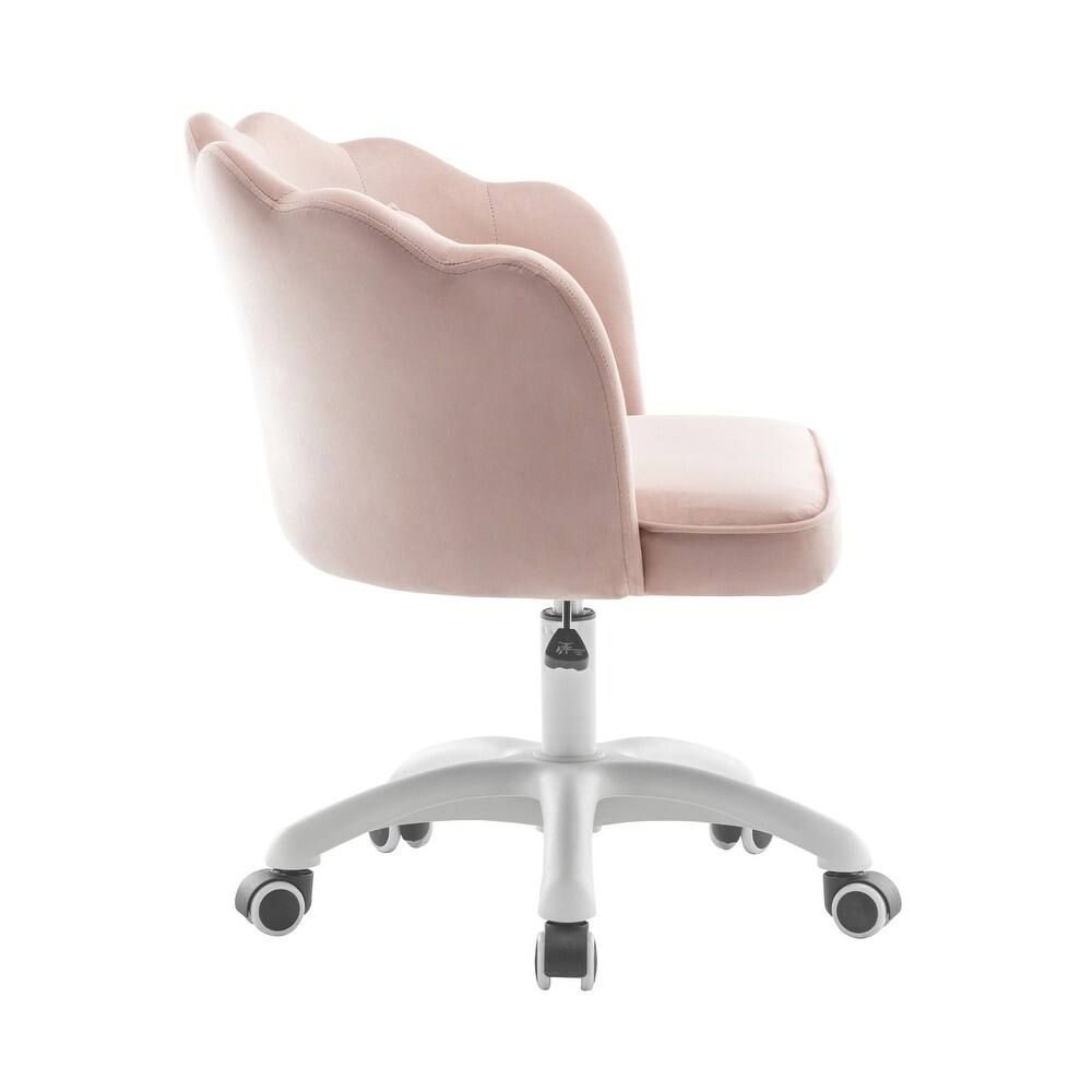 Porthos Home Taio Scalloped Velvet Office Chair – Brand New in Box 5