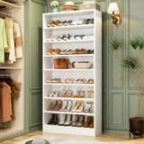 9-Tier Shoe Storage Cabinet – White 4