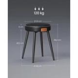 VASAGLE EKHO Dining Chairs / Stools Set of 2 – Black(New in Box) 7