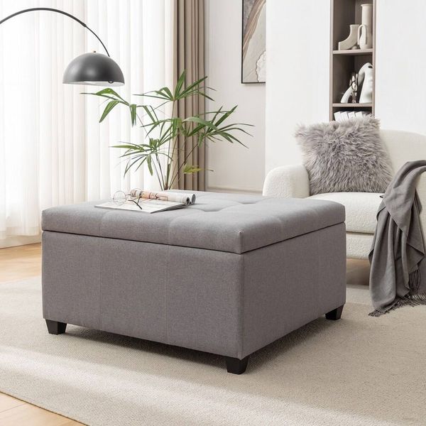 Porthos Home Jana Tufted Storage Ottoman