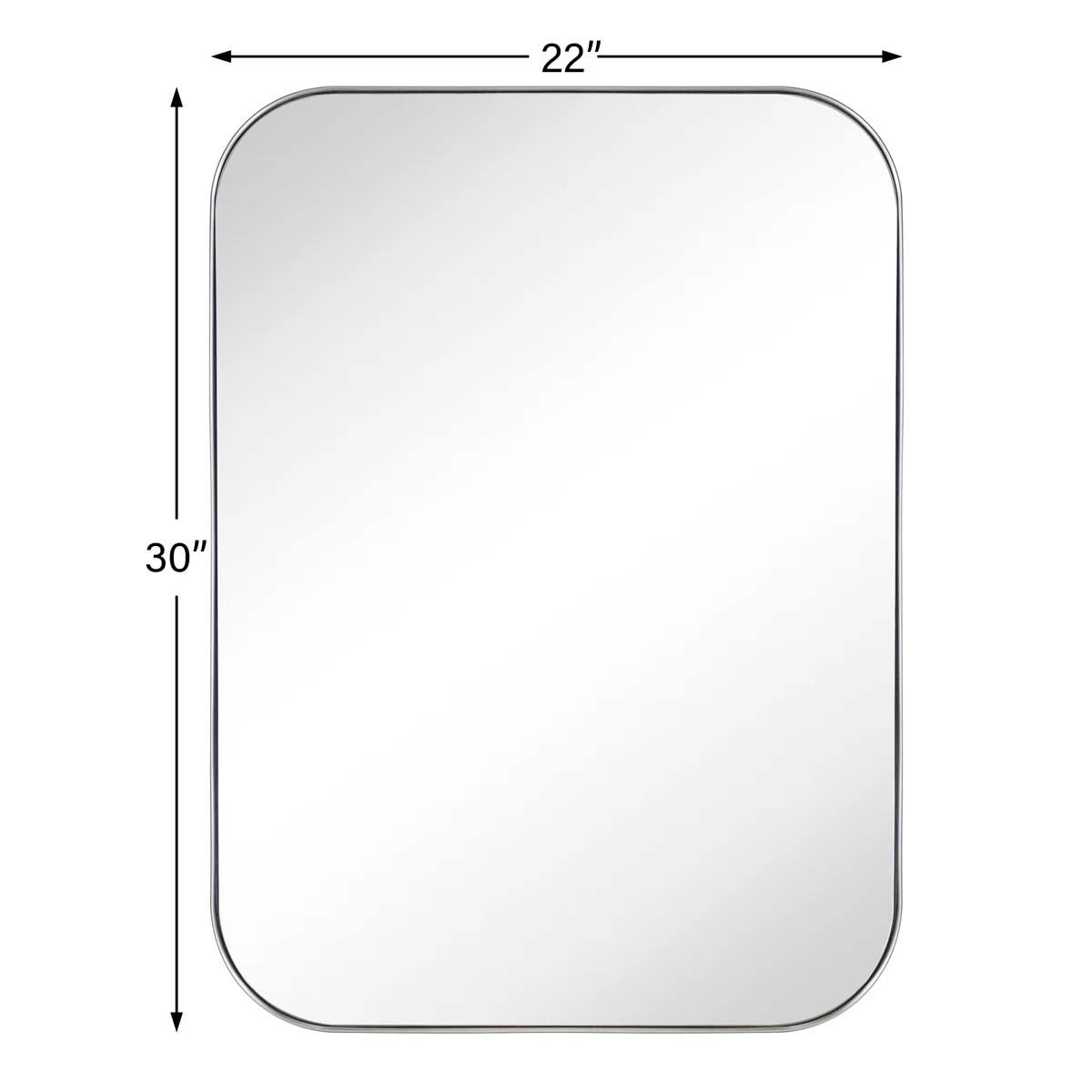 Josilyn Mid-Century Modern Wall Mirror – 30” x 22” 2
