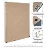 Kate & Laurel Framed Fabric Pinboard – 28” x 40” 5